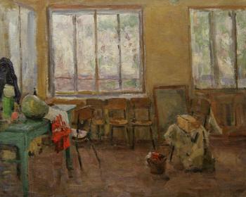 Artist's studio in Akademicka. Gremitskikh Vladimir