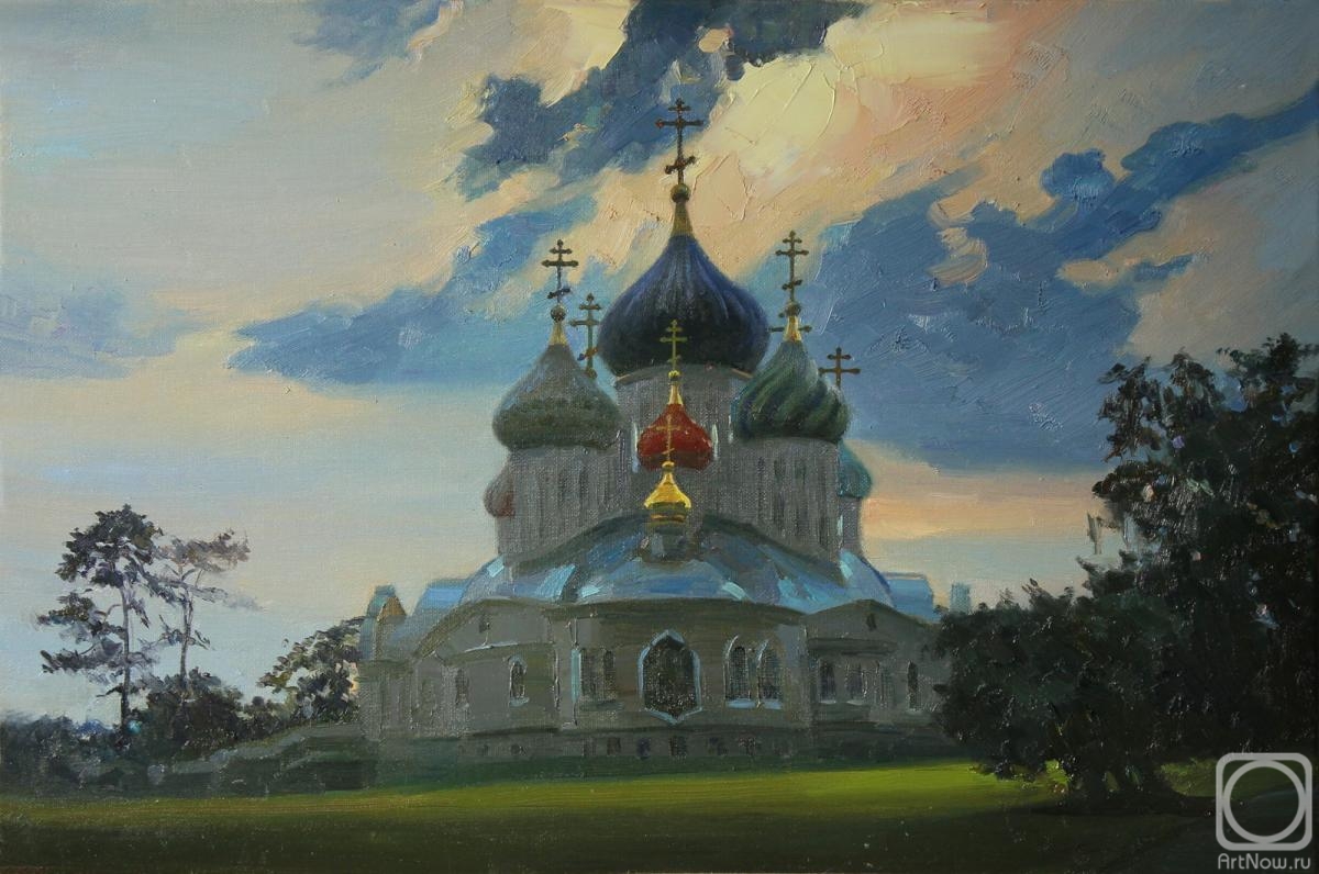 Kovalev Yurii. The temple of Saint Prince Igor of Chernigov in Peredelkino,