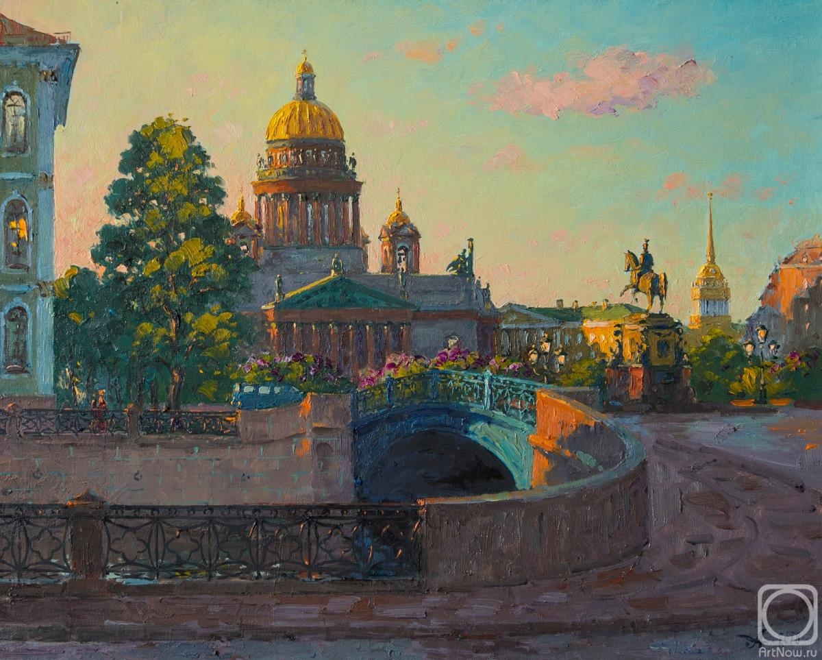 Alexandrovsky Alexander. Blue Bridge, evening