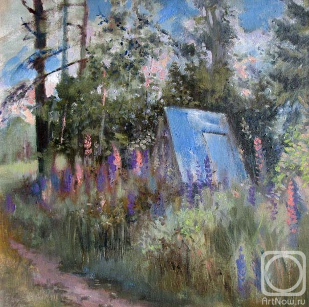 Malyusova Tatiana. The well at the edge of the forest