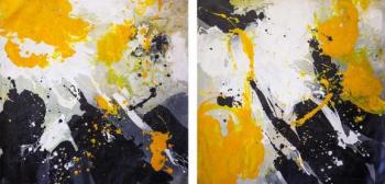 The energy of the absolute. Diptych. Wenger Daniel