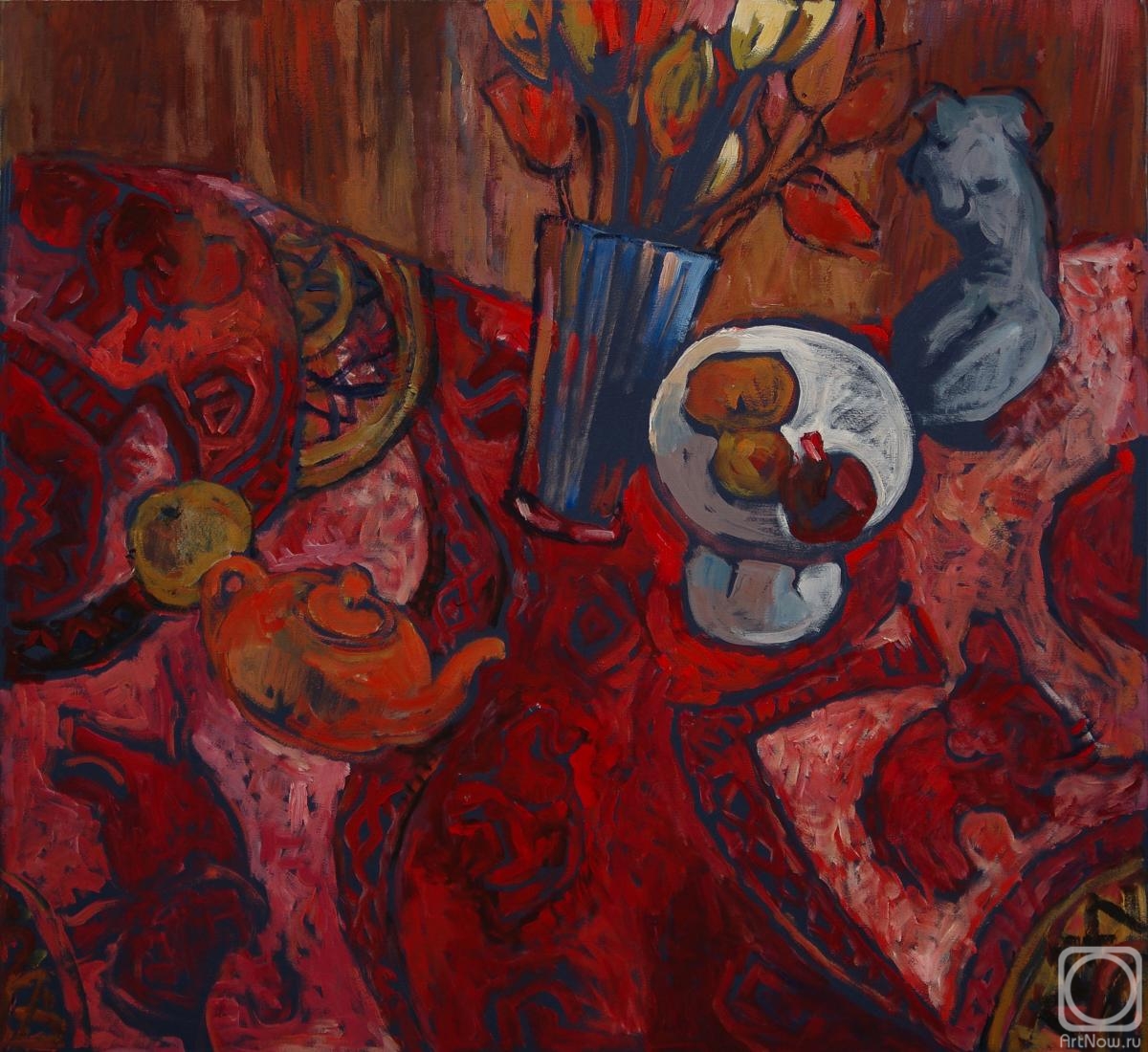 Lisovskaya Svetlana. A series of "jazz Variations on the theme still life (the answer is Henri Matisse) number 2"