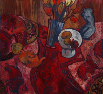A series of "jazz Variations on the theme still life (the answer is Henri Matisse) number 2". Lisovskaya Svetlana