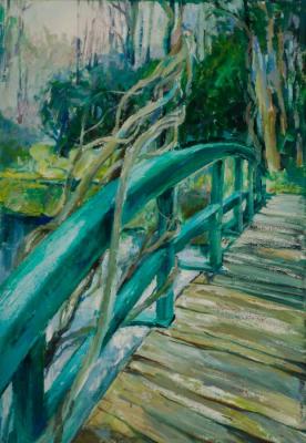 Series "Giverny Garden", " Bridge 4". Lisovskaya Svetlana