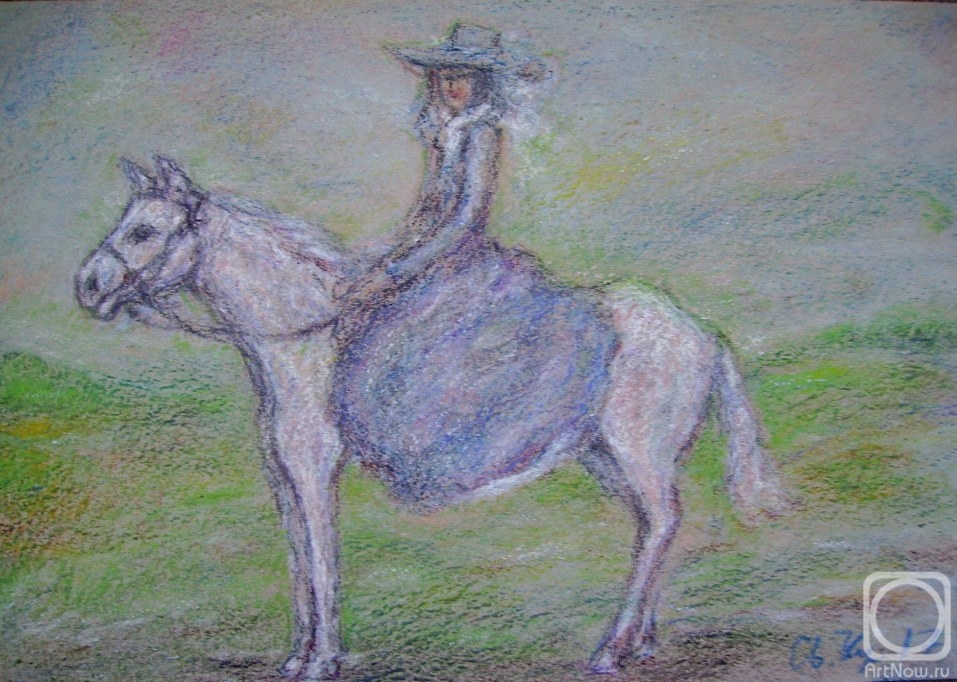 Kyrskov Svjatoslav. Horsewoman