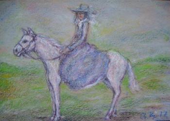 Horsewoman. Kyrskov Svjatoslav