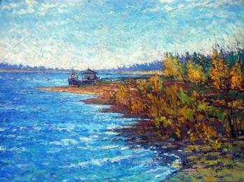 View of the Volga. Autumn. Ulanov Oleg
