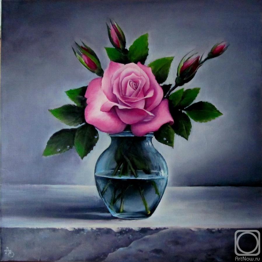 Orlov Andrey. Roses in a vase