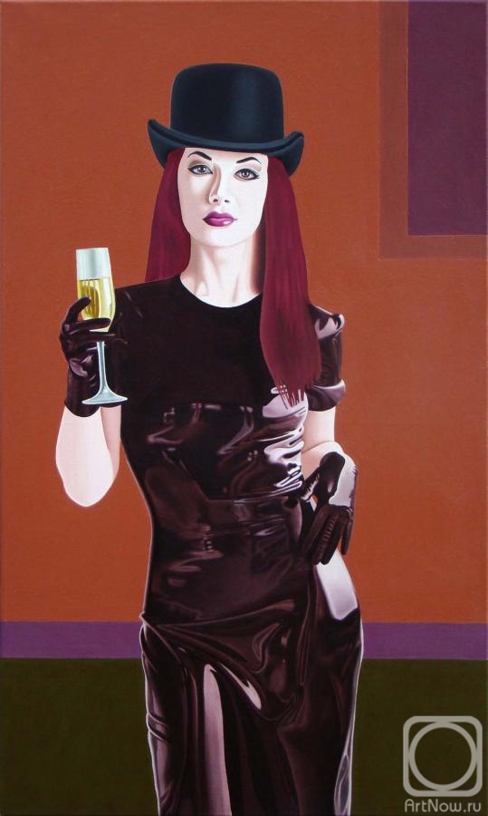 Zherbilo Vasily. Girl with a glass