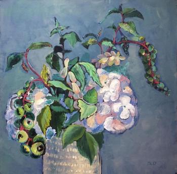 Bouquet with hydrangea. Pavlova Ekaterina