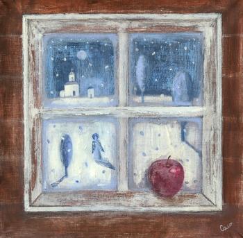 Winter window. Solovieva Svetlana