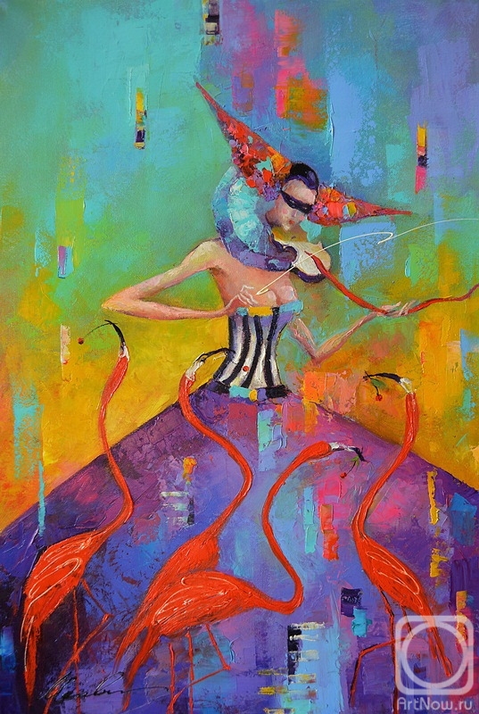 Moiseyeva Liana. Flamingo dance
