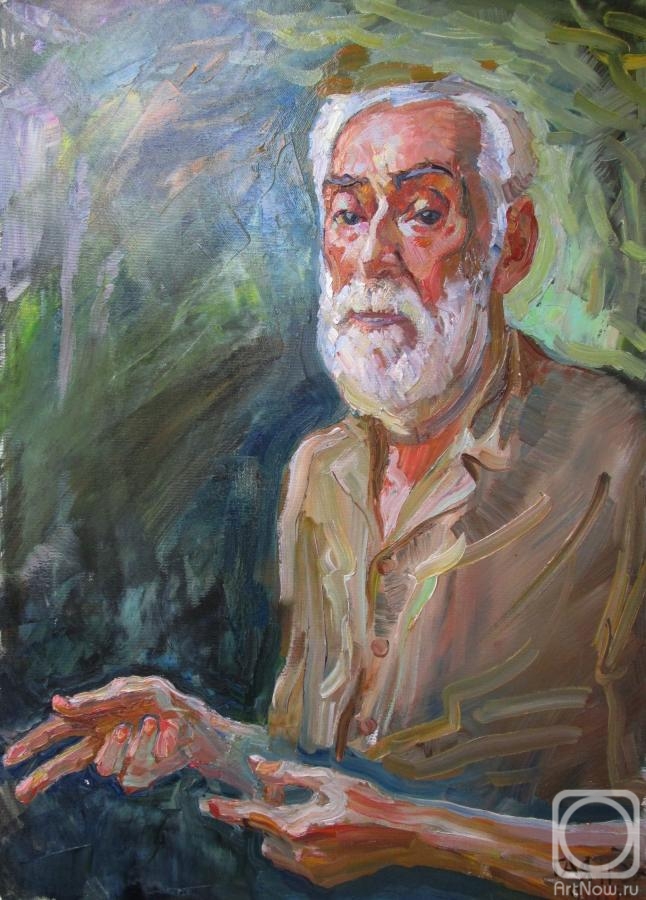 Dobrovolskaya Gayane. Portrait of Mr. Uglesh, a Serbian art historian
