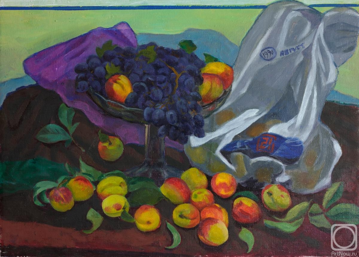 Li Moesey. Grapes and peaches