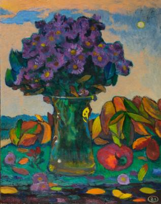 Purple bouquet. Li Moesey