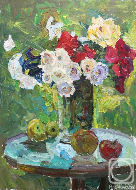 Zhukova Juliya. Roses and apples