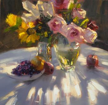 The flowers and the sun. Petrov Viktor