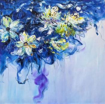 Flowers in shade of ultramarine ( ). Vevers Christina