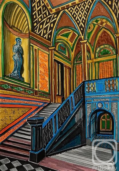 Lukaneva Larissa. The staircase of the Palace