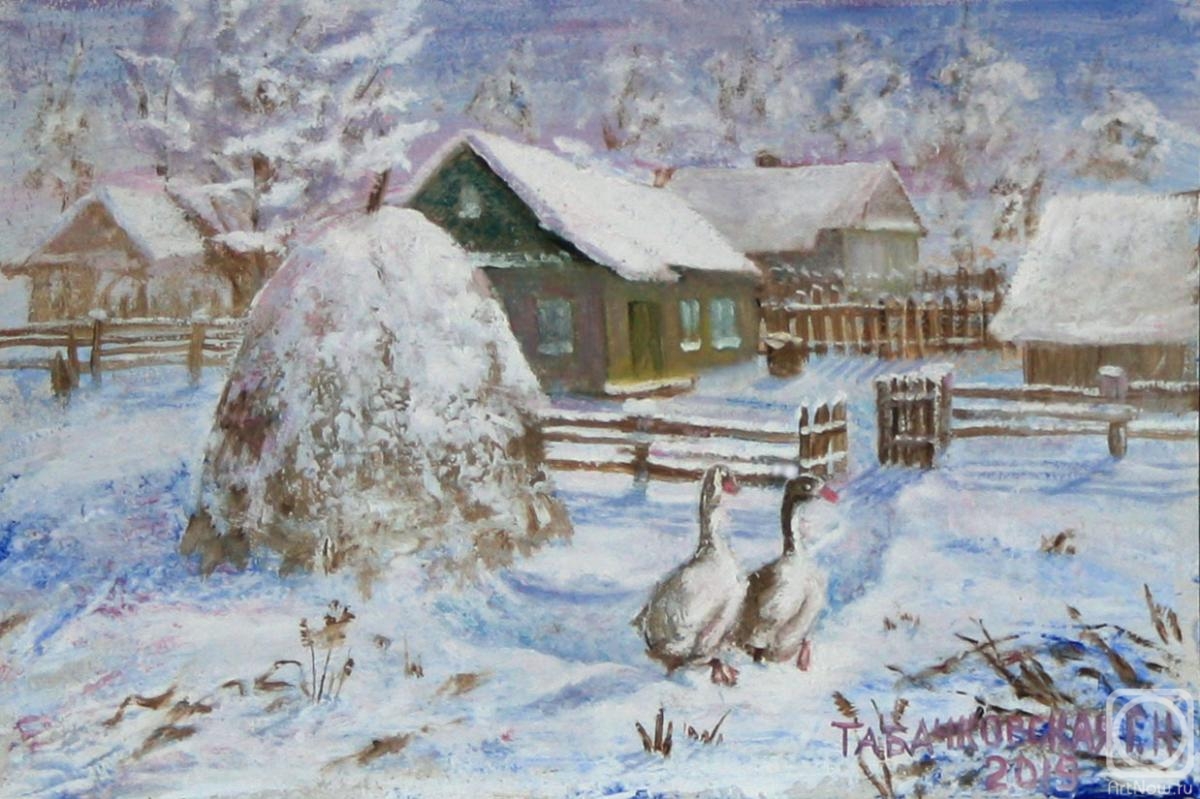 Kudryashov Galina. Two merry geese lived with granny