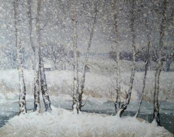 The snow is spinning. Savitskaya Sviatlana