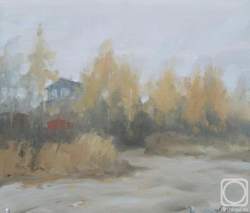 Zhdanov Alexander. Autumn in a village