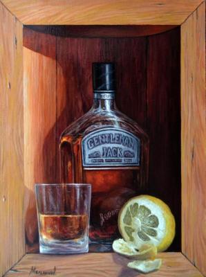 Lemon and whiskey. Melnikov Alexander