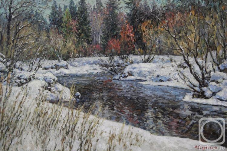 Soldatenko Andrey. River in winter forest