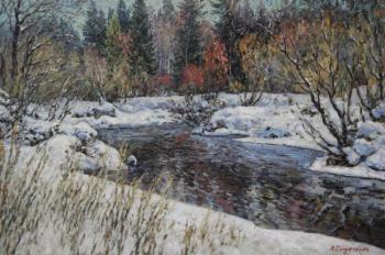 River in winter forest. Soldatenko Andrey