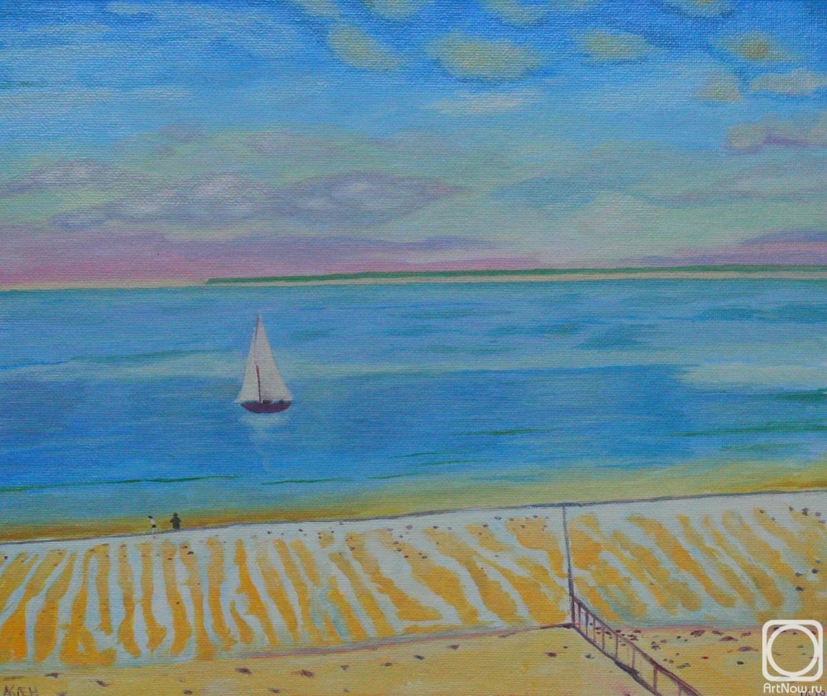 Klenov Andrei. Reflux in the river Pila