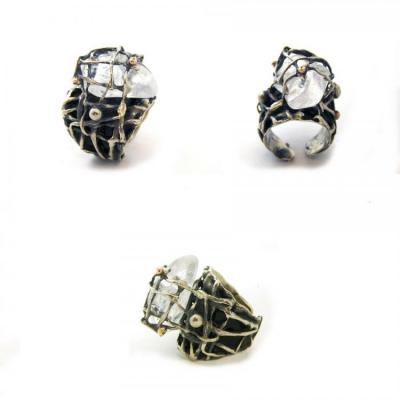 Ring "Cage" (Abstract Ring). Dementiev Sergey