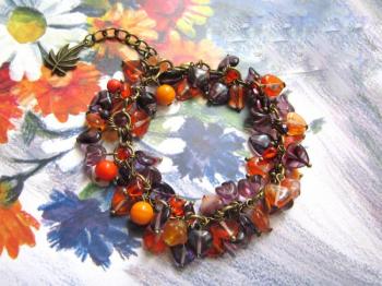 Bracelet "Autumn" (Beautiful Bracelet). Lavrova Elena