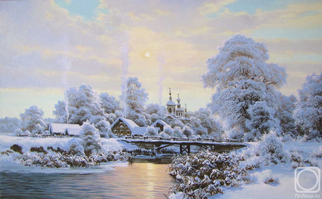 Lunyov Sergey. Winter village
