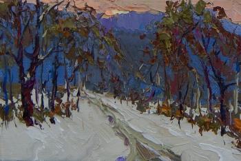 Winter road. Golovchenko Alexey
