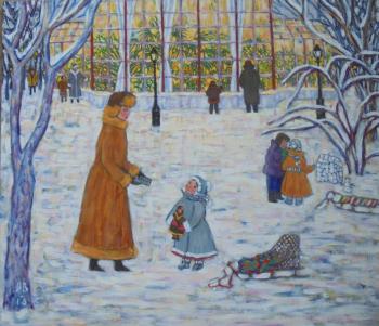 Winter greenhouses in Tsaritsyno