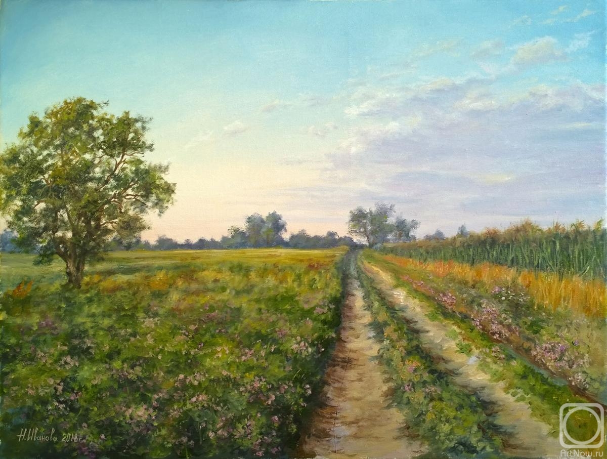 Ivanova Nadezhda. Field of clover