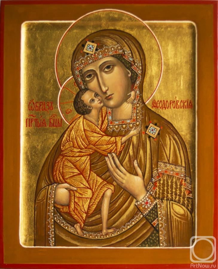 Golovatskaya Tatiana. Image of the Most Holy Theotokos "Theodorovskaya"