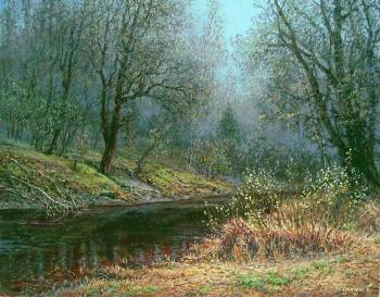 A revival. Forest river. Panin Sergey