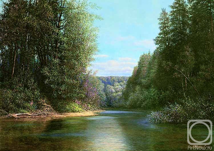 Panin Sergey. Forest river