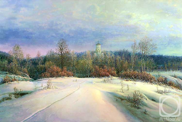 Panin Sergey. Mysterious Kolomenskoye. Paint December