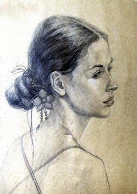 Portrait of daughter