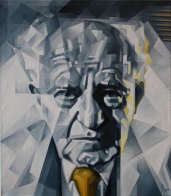 David Ben-Gurion. Cubo-futurism. Krotkov Vassily