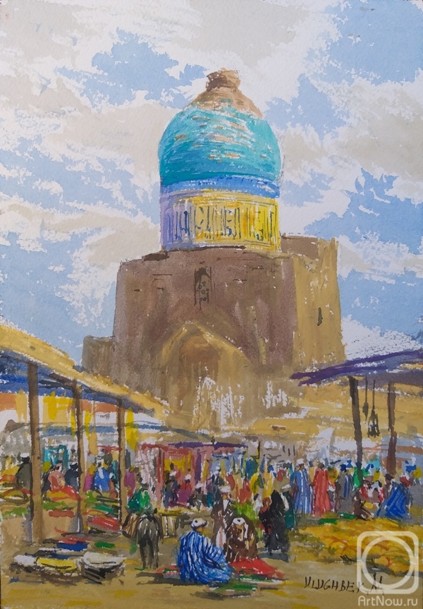 Mukhamedov Ulugbek. The Bazaar in Bukhara