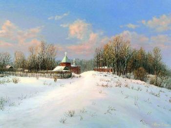 In Shamordino in the winter. Panin Sergey