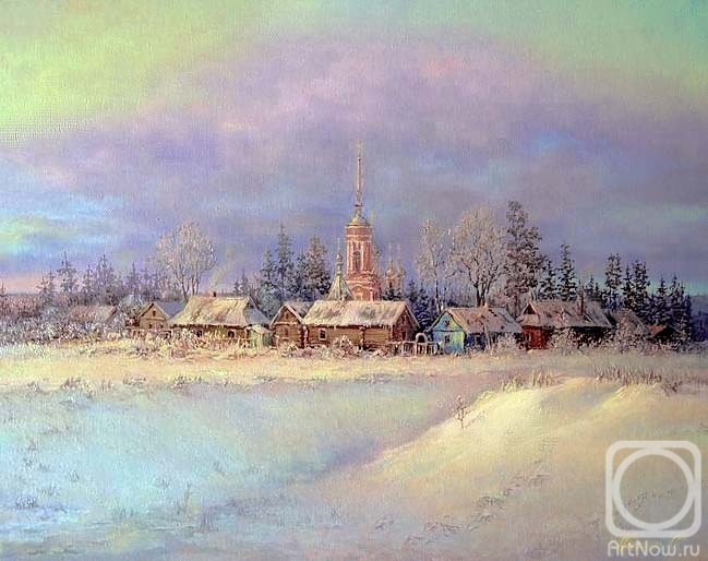 Panin Sergey. Lilac evening. On surburbs of Suzdal