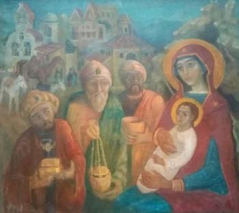 The adoration of the Magi (Biblical Story). Fedotov Viktor