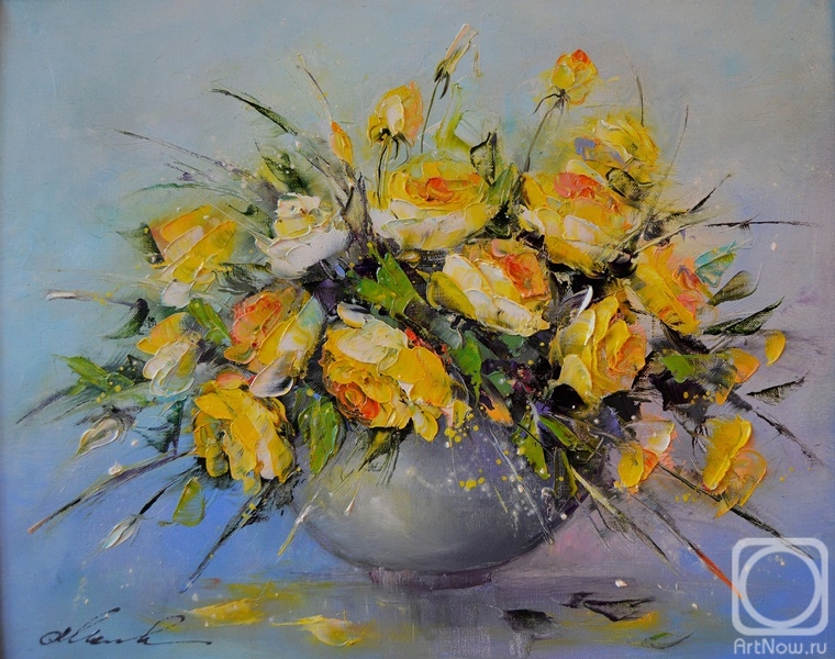 Moiseyeva Liana. Yellow roses