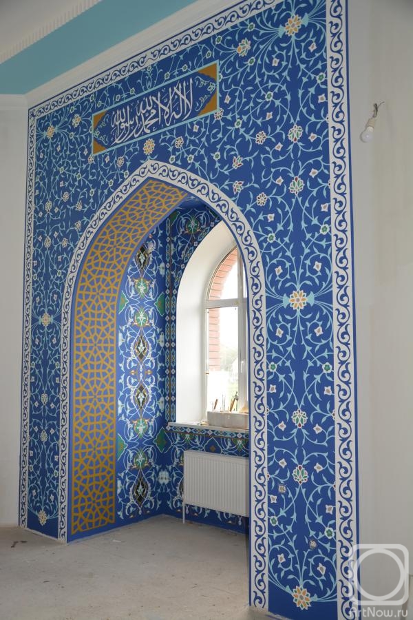 Abdullaev Vadim. The interior of the mosque