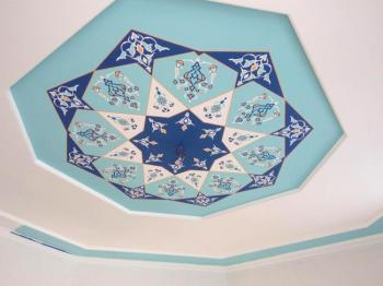 Ornament on the ceiling
