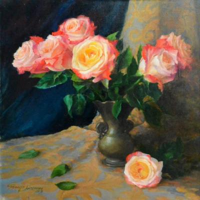A gift of roses. Antonyuk Tamara